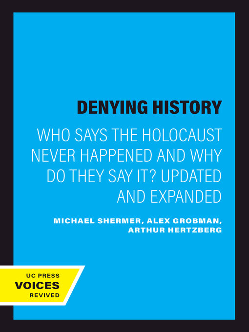 Title details for Denying History by Michael Shermer - Available